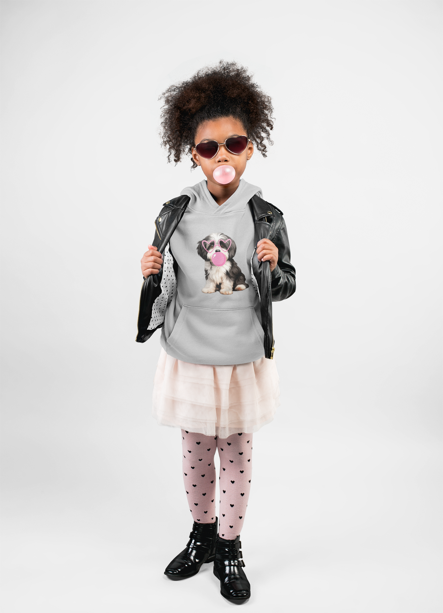 Bubblegum Havanese Hoodie (Youth)