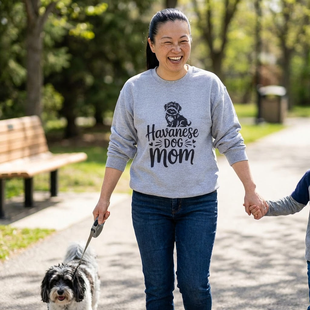 Havanese Dog Mom Sweatshirt