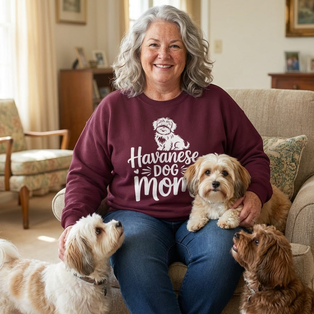Havanese Dog Mom Sweatshirt