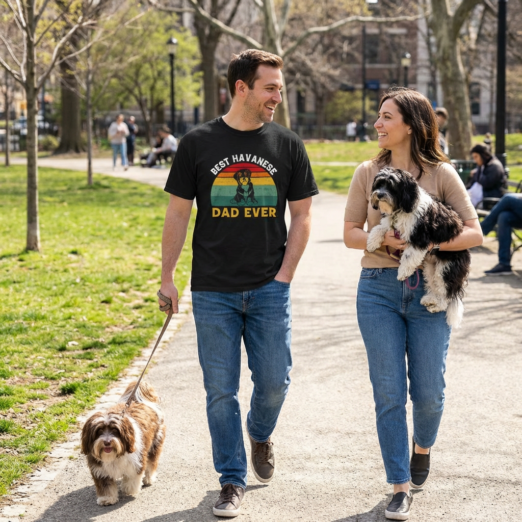 "Best Havanese Dad Ever" T-Shirt