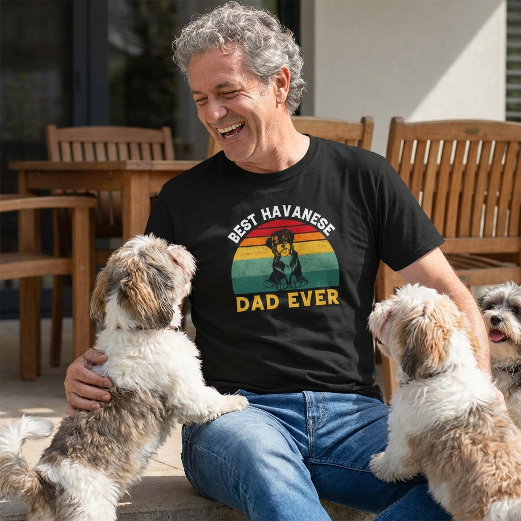 "Best Havanese Dad Ever" T-Shirt