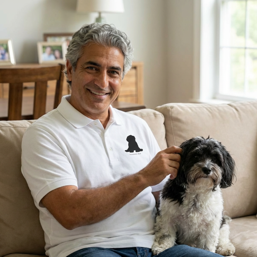 "Havanese Dad" Men's Polo Shirt