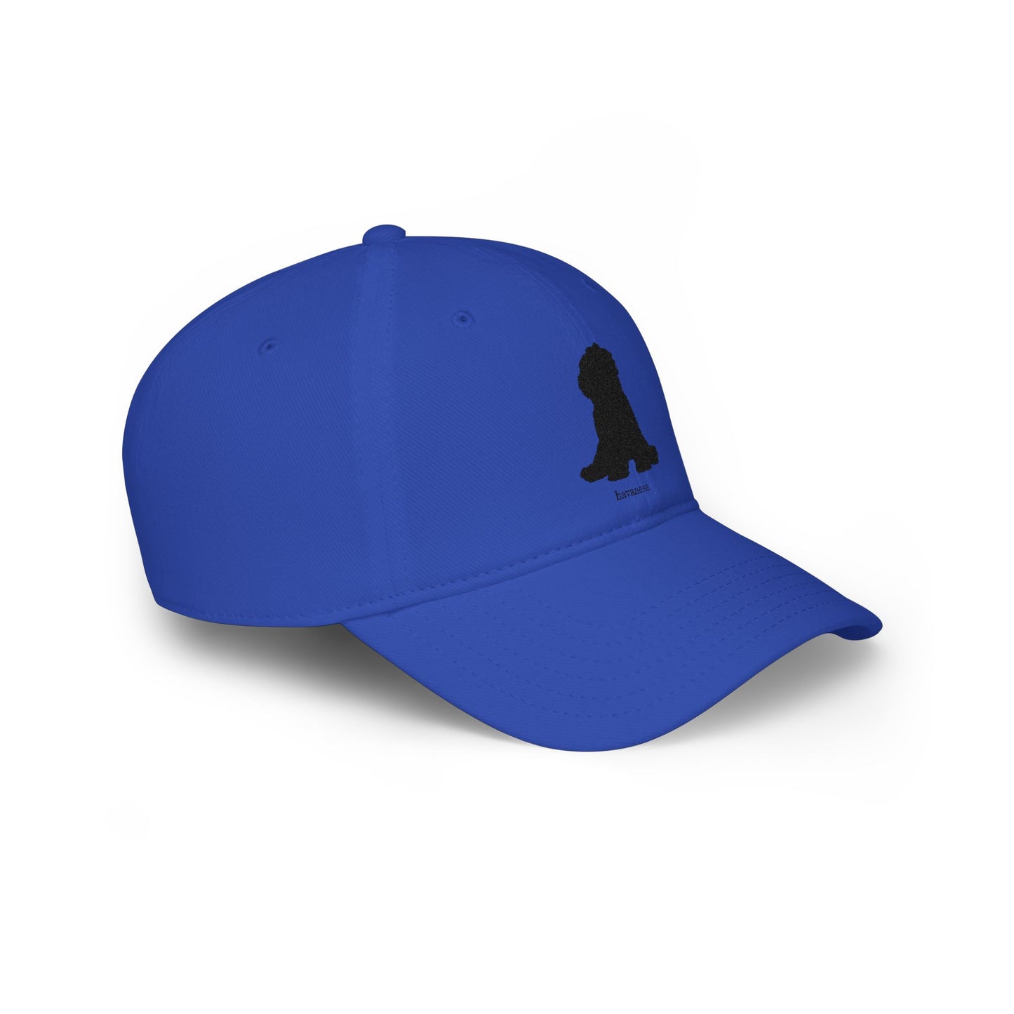 Embroidered Havanese Silhouette Baseball Cap