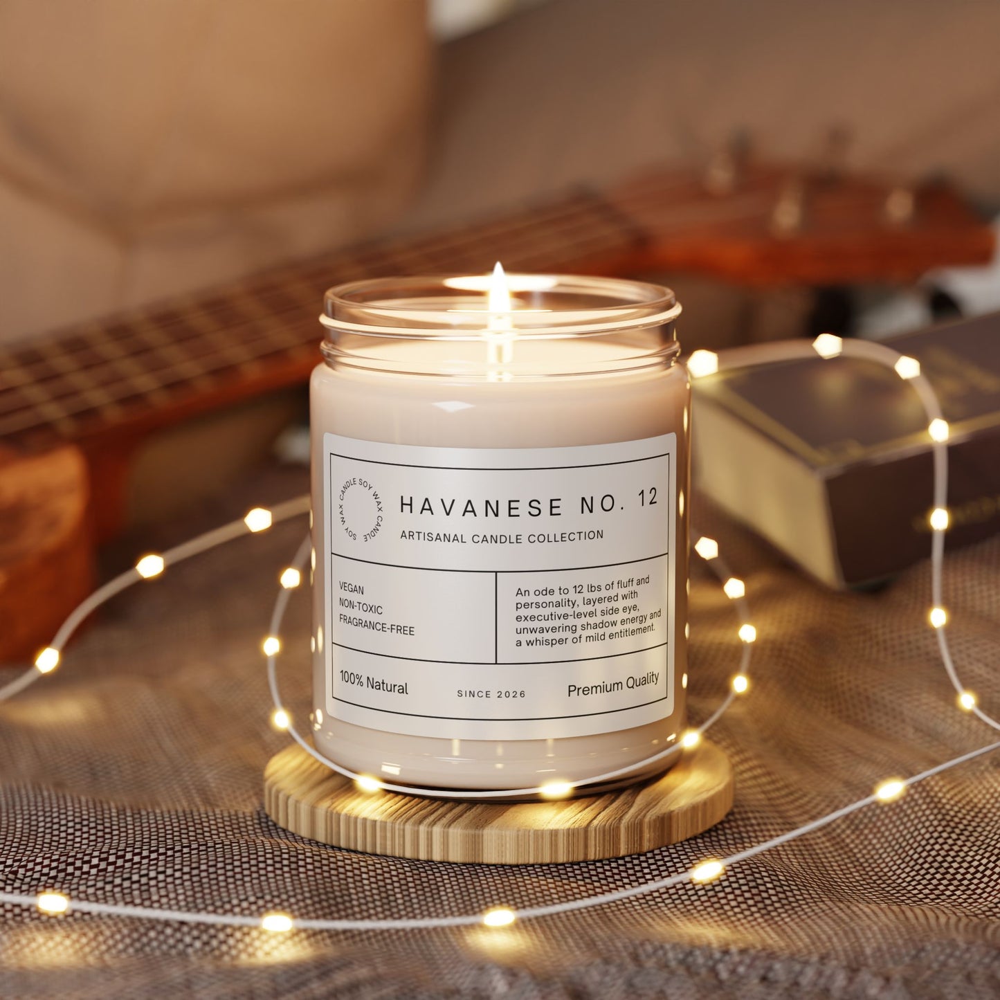 Havanese No. 12 Soy Candle (Unscented)