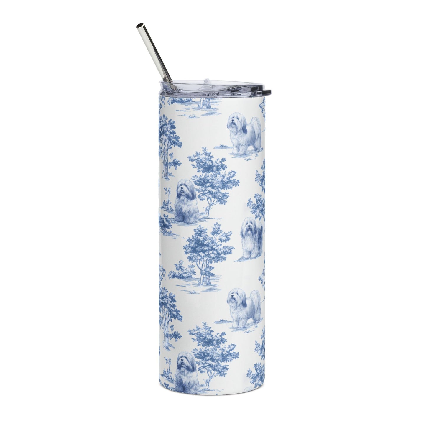 Stainless Steel Tumbler (Blue Toile)
