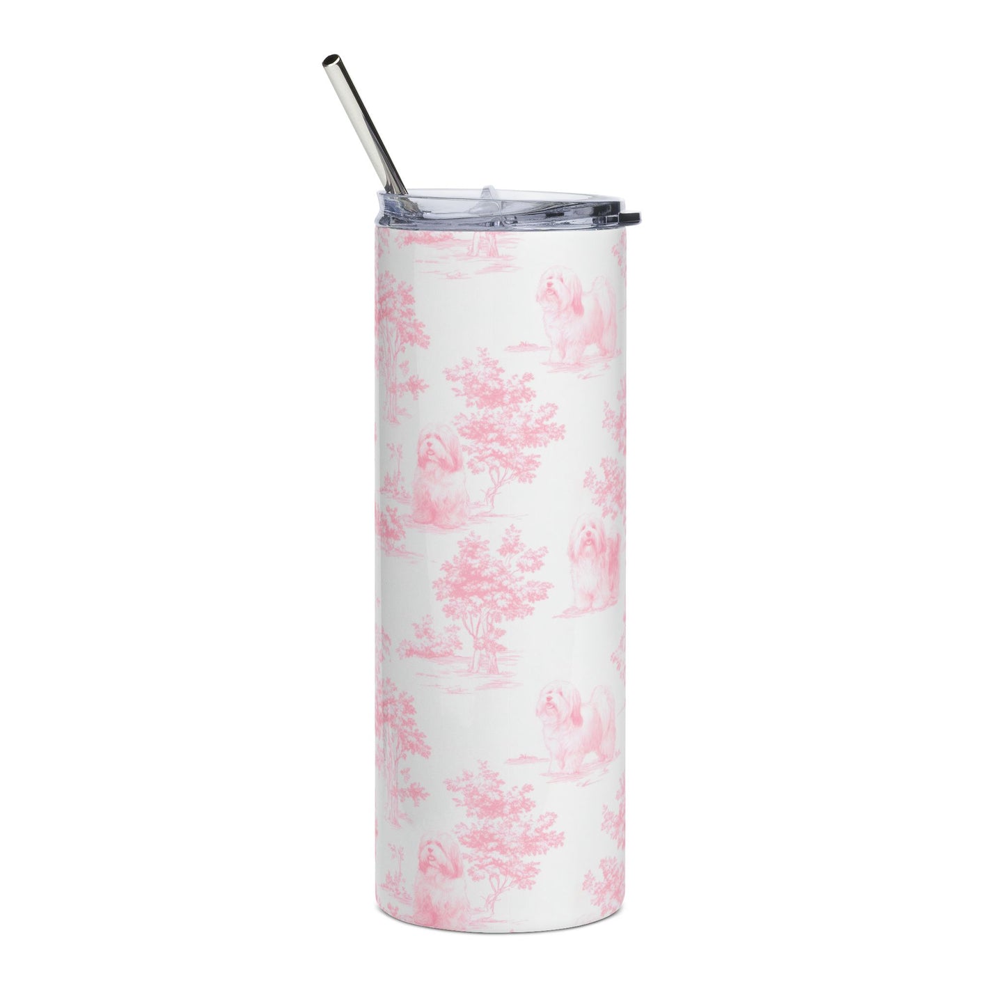Stainless Steel Tumbler (Pink Toile)