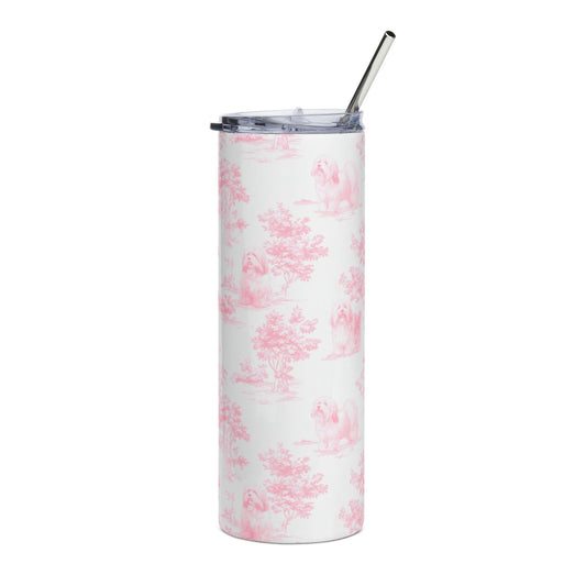 Stainless Steel Tumbler (Pink Toile)